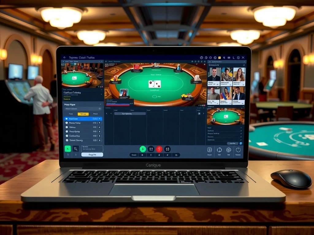 Interface logiciel Winamax